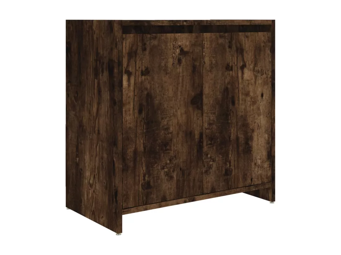 Armoire de bain Chêne fumé 60x33x61 cm Bois d'ingénierie