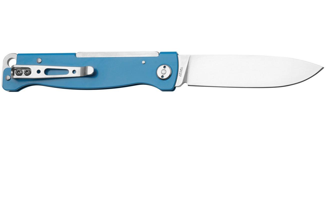 Böker Plus Atlas 01BP0014, Satin 12C27, Blue Stainless Steel zakmes