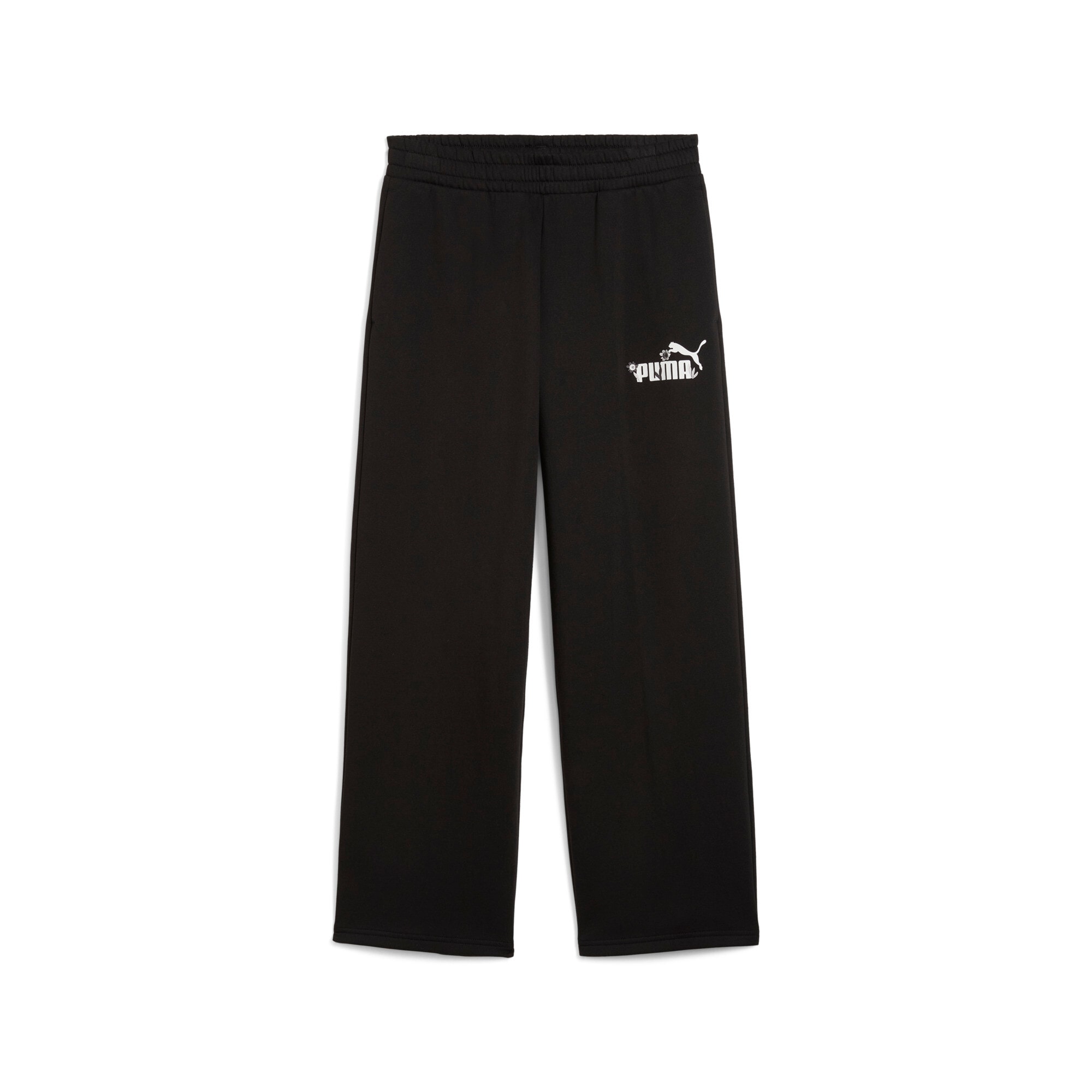 PUMA Trainingshose »ESS NATURE 2.0 COMFORT LOGO STRAIGHT PANTS FL OP«