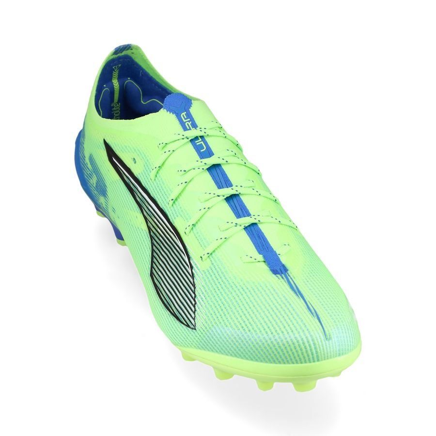 PUMA Ultra 5 Ultimate AG Lights Out - Fizzy Apple/Blanc/Bleu