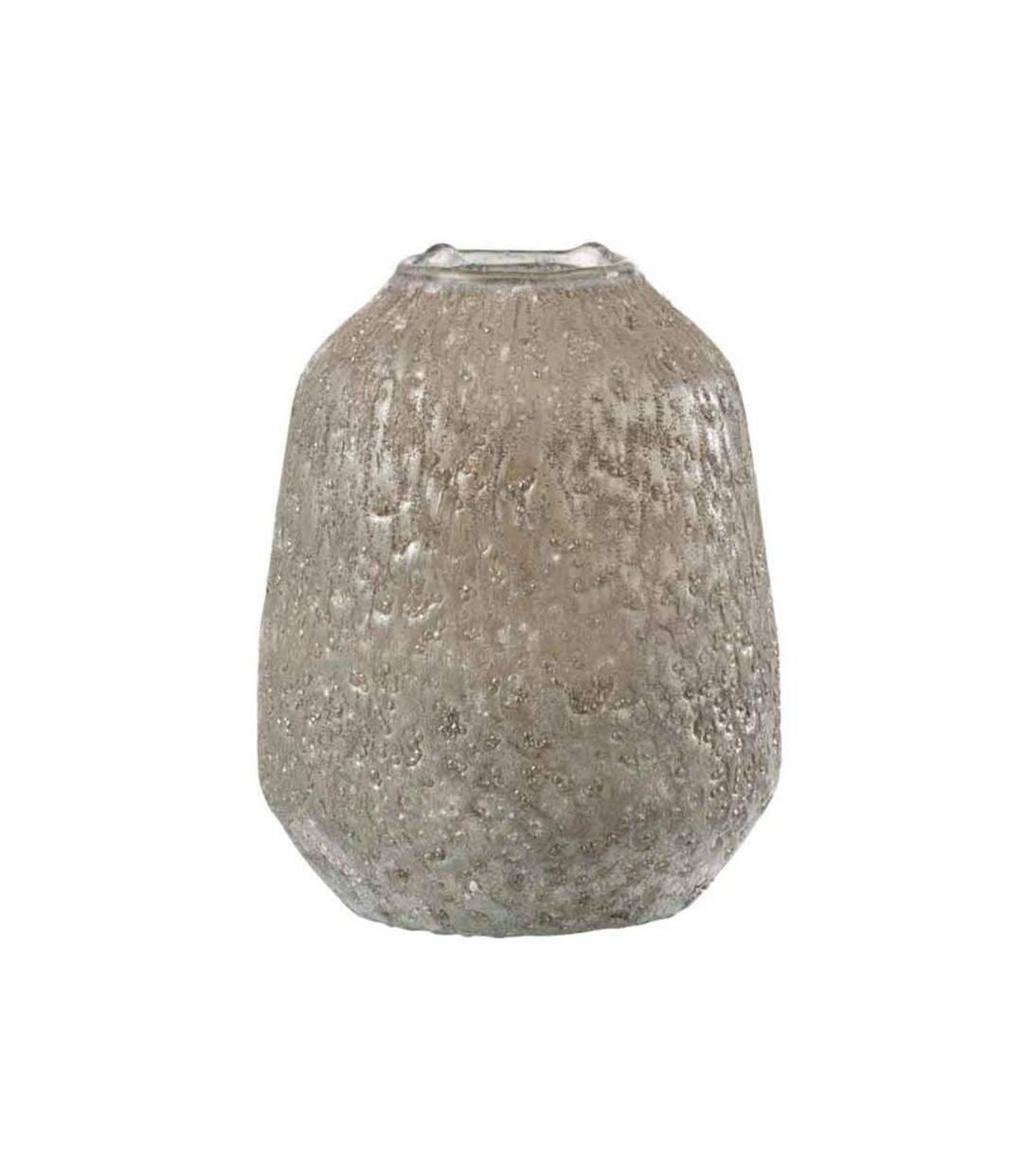 Paris Prix - Photophore En Verre obliqua 19cm Gris Bleu