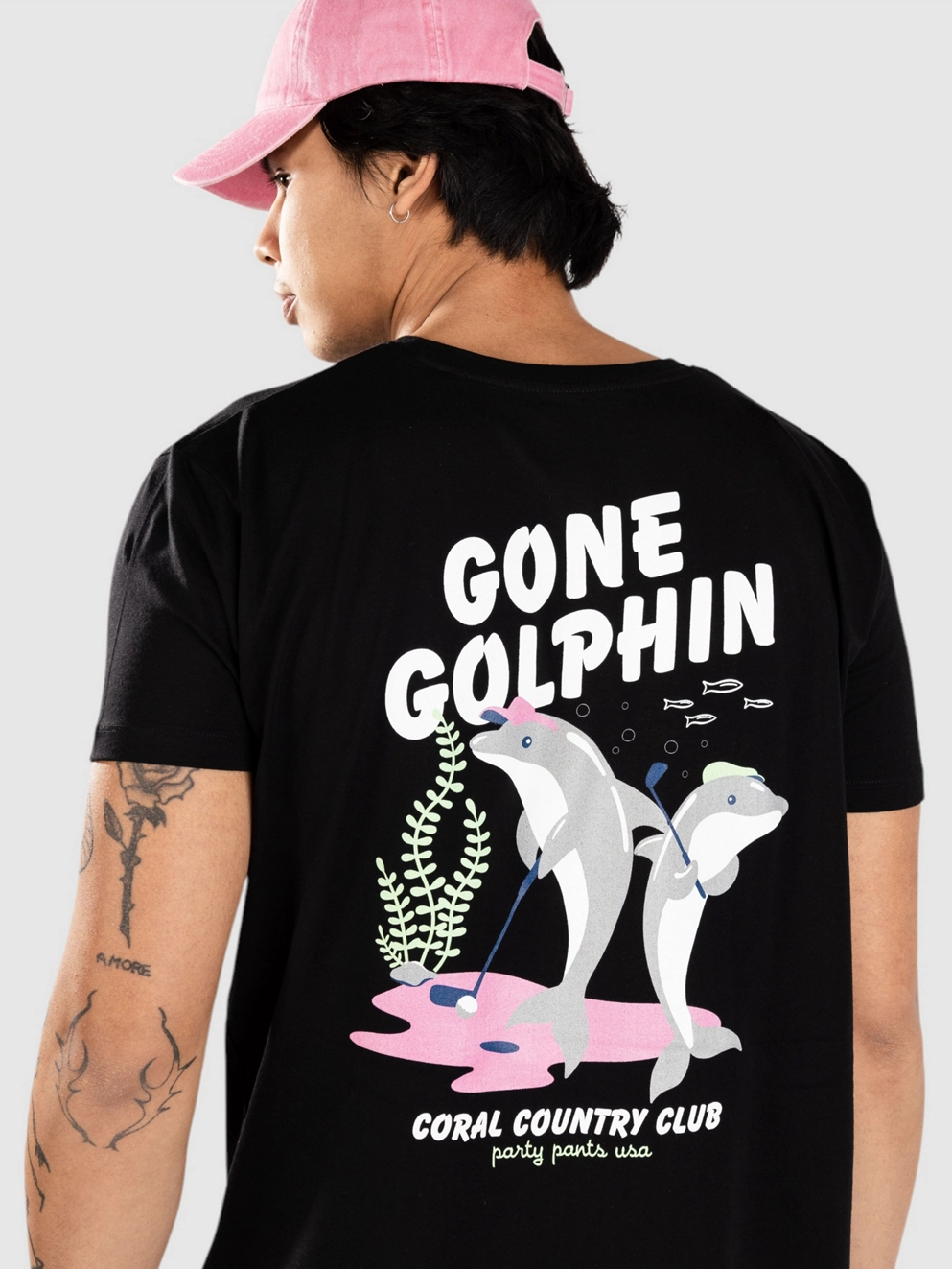 Party Pants Golphin'S T-Shirt black