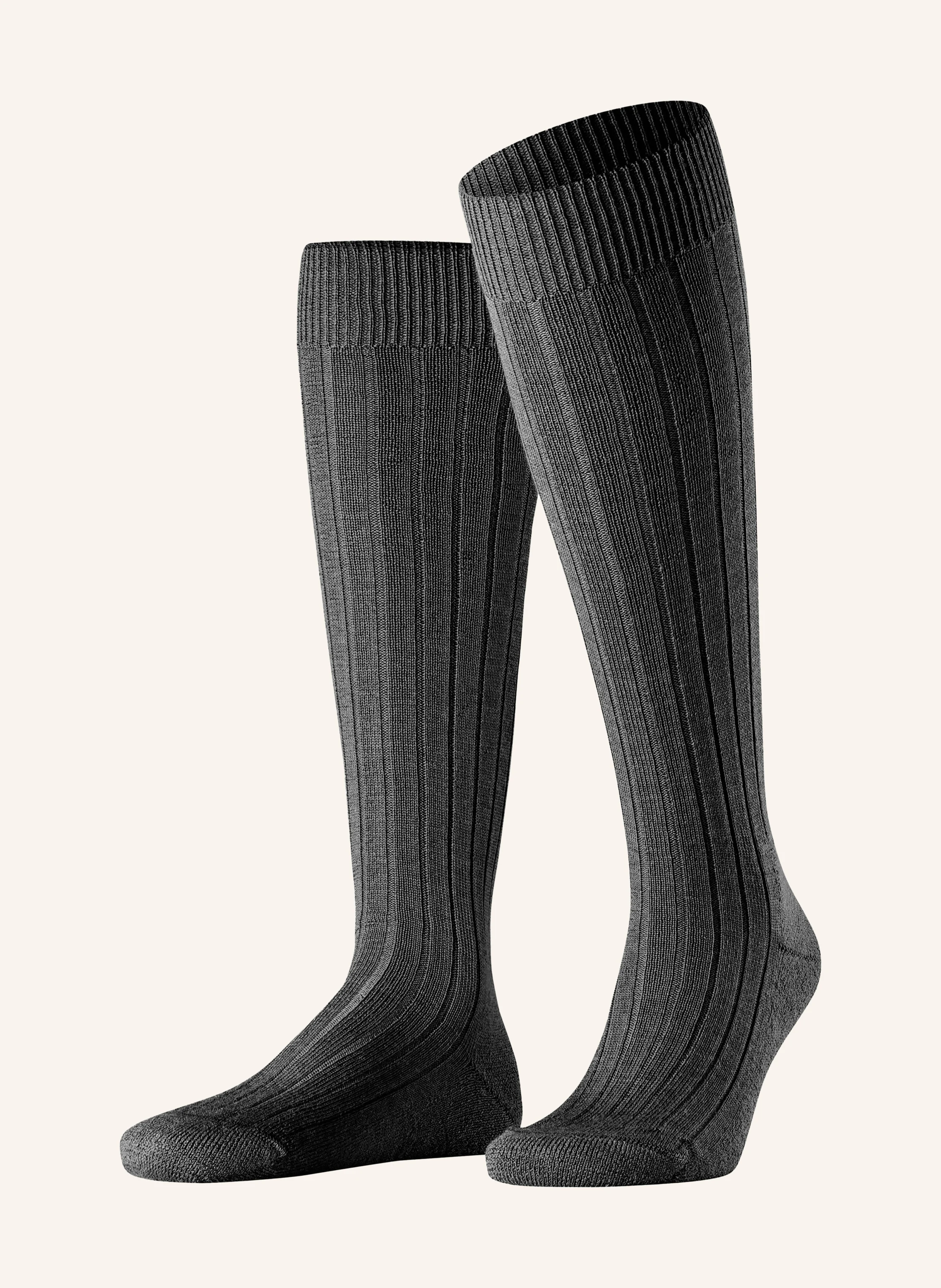 FALKE Kniestrümpfe TEPPICH IM SCHUH aus Merinowolle