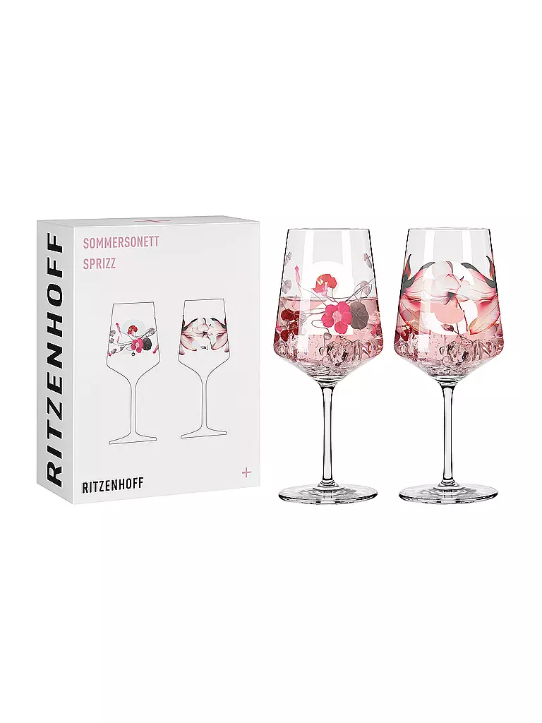 RITZENHOFF Sommersonett Aperitifglas 2er Set Xavier Esclusa Trias 2021 rosa