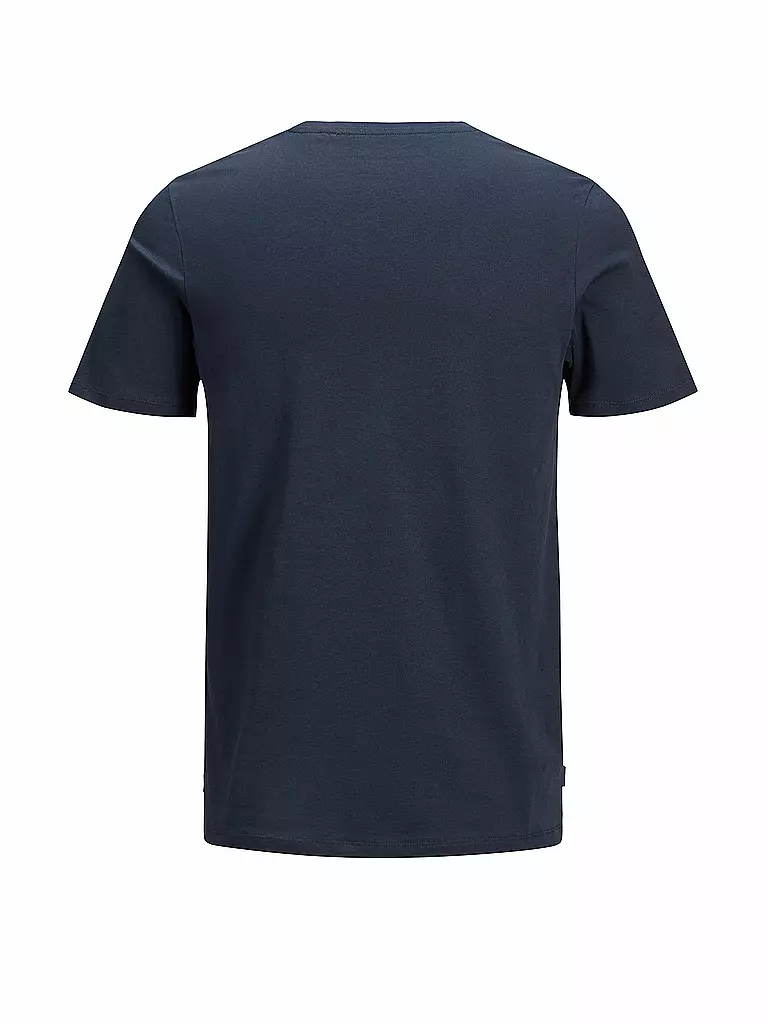 JACK & JONES T-Shirt JJEORGANIC blau