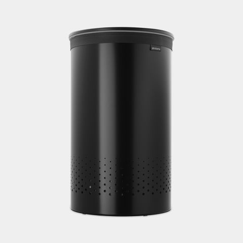 Wasbox, 60 liter, kunststof deksel - Matt Black