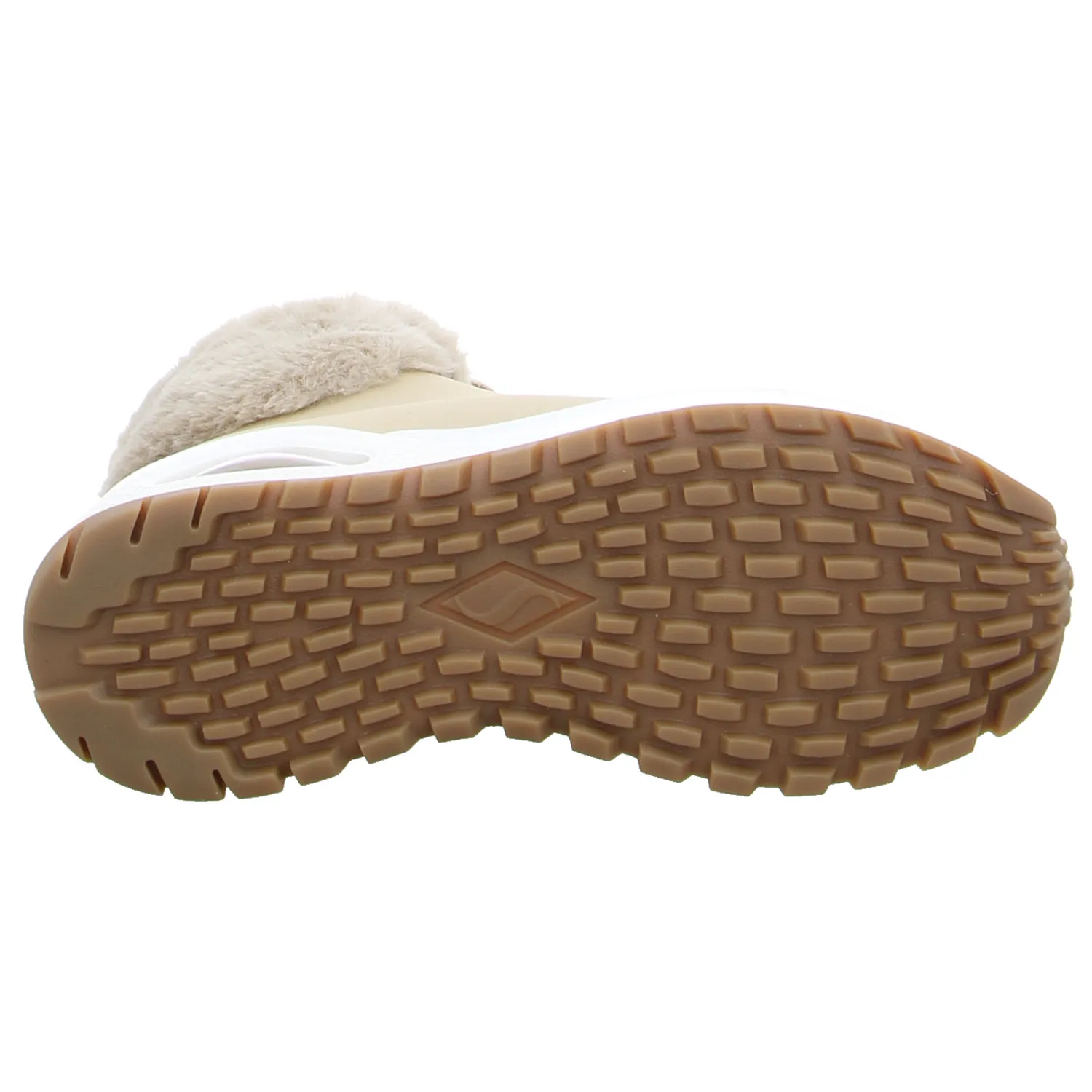 SKECHERS Boot Beige Lederimitat