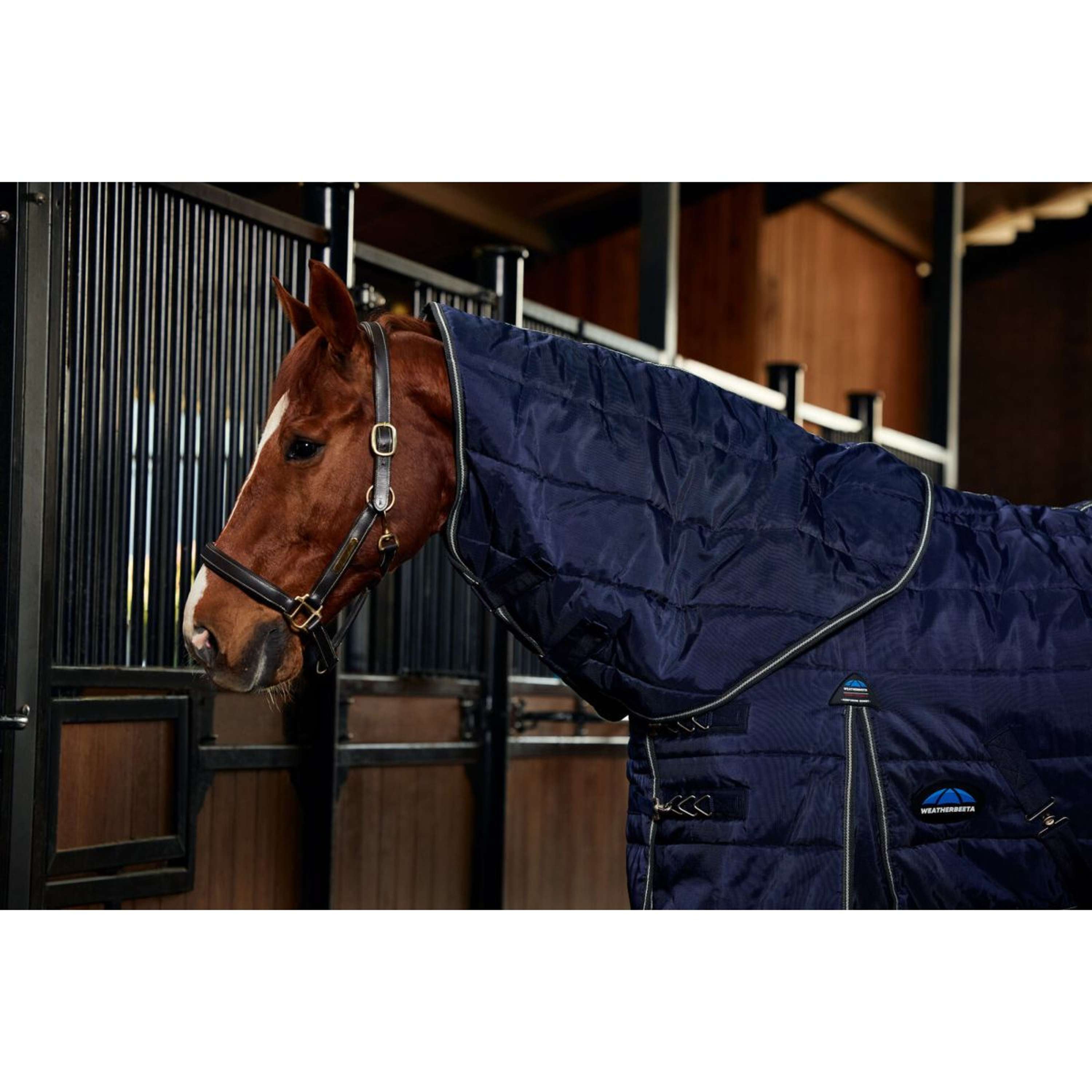 WeatherBeeta Staldeken ComFiTec PP Channel Quilt Detach-A-Neck 220g Na