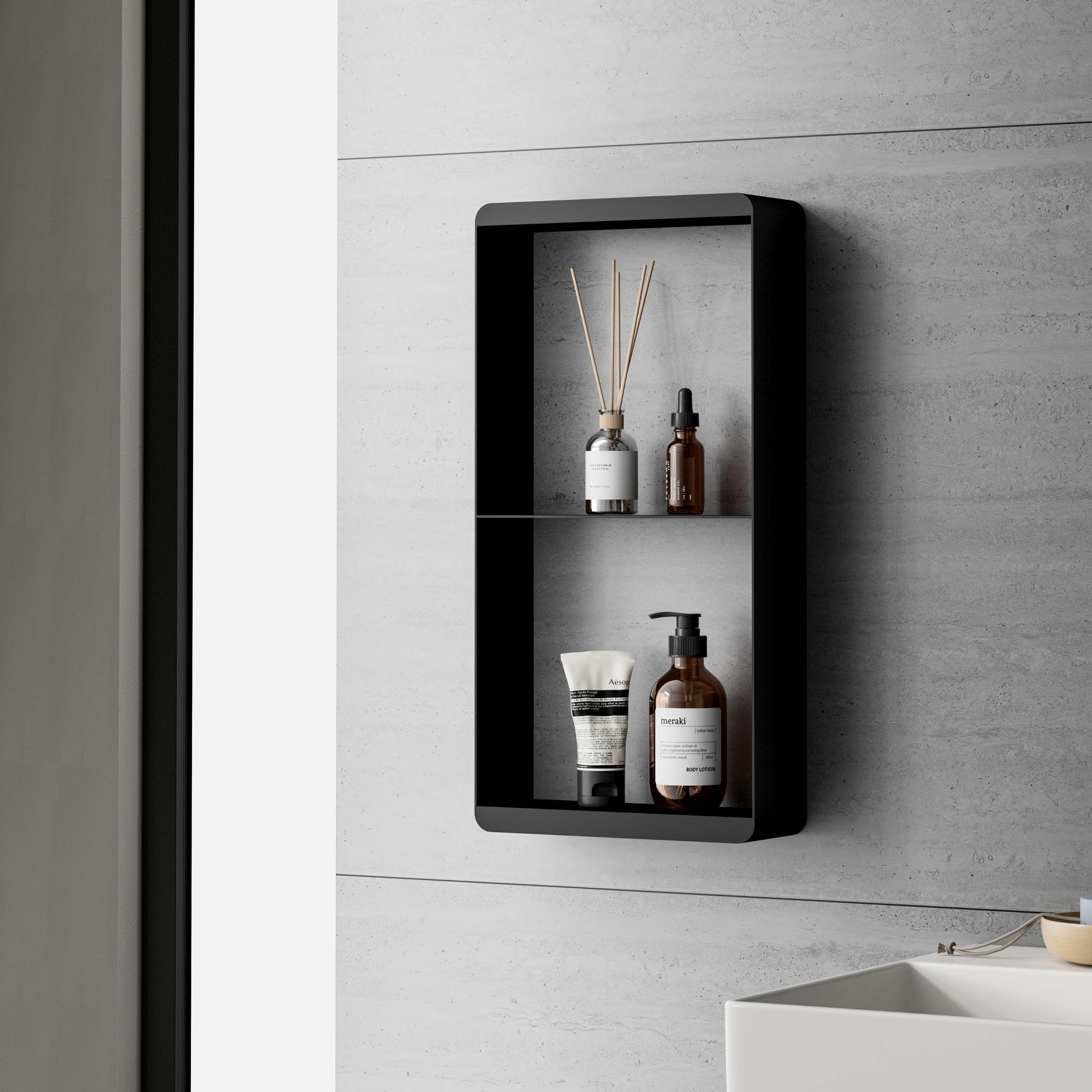 Best Design Soap Nero doucherek 2 laags 50x25cm zwart mat