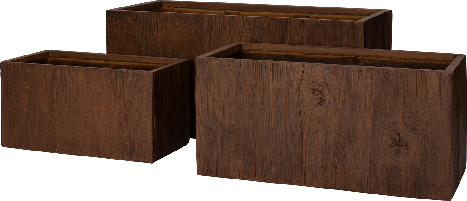 Intratuin plantenbak Lisse bruin 59 x 30 x 30,5 cm