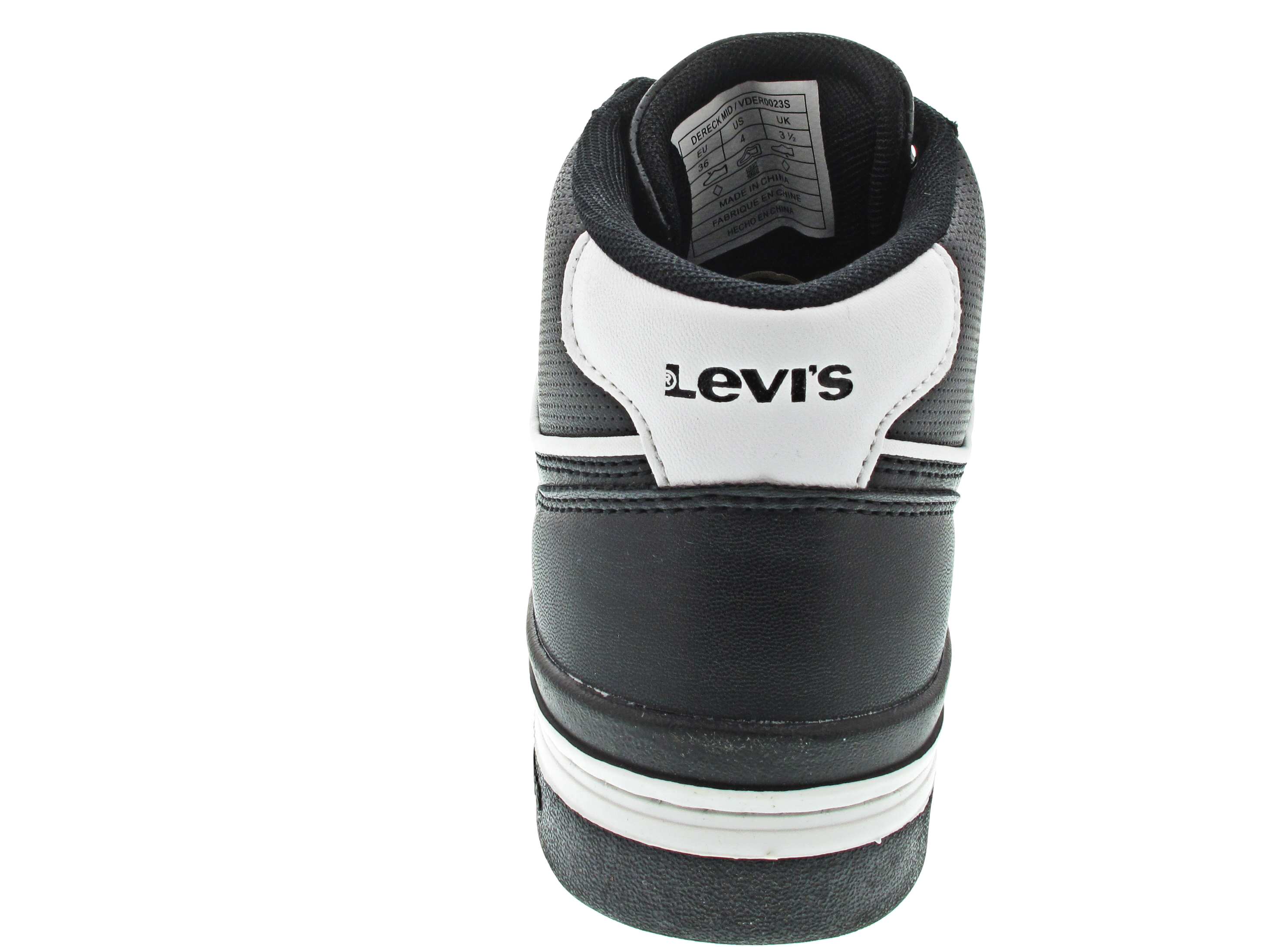 Levis Dereck Mid Sneaker schwarz