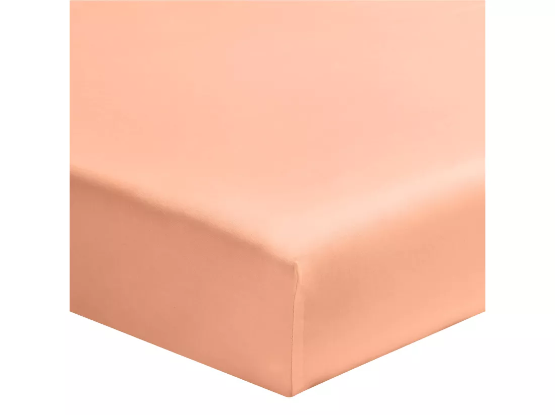 Drap housse bébé cododo rose poudré 100% coton biologique bonnet 10 cm 50x85