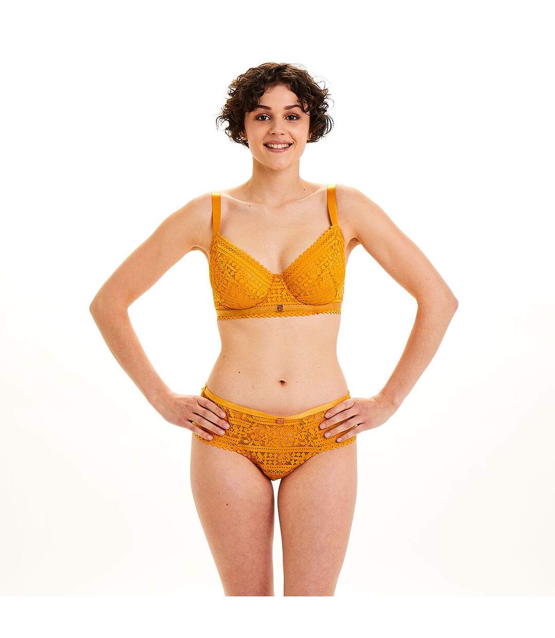 Soutien-gorge corbeille jaune Imprévu