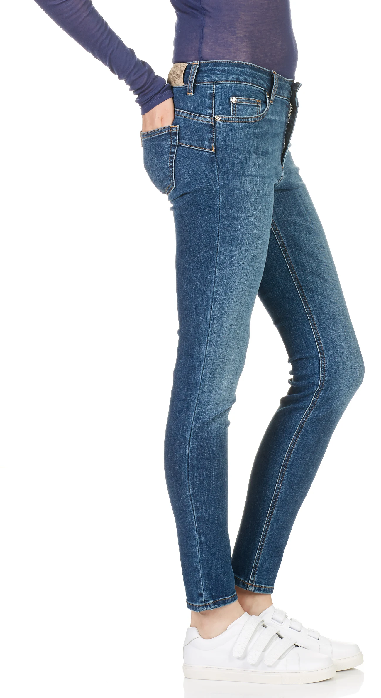 Jean slim bottom-up taille normale | Jean brut