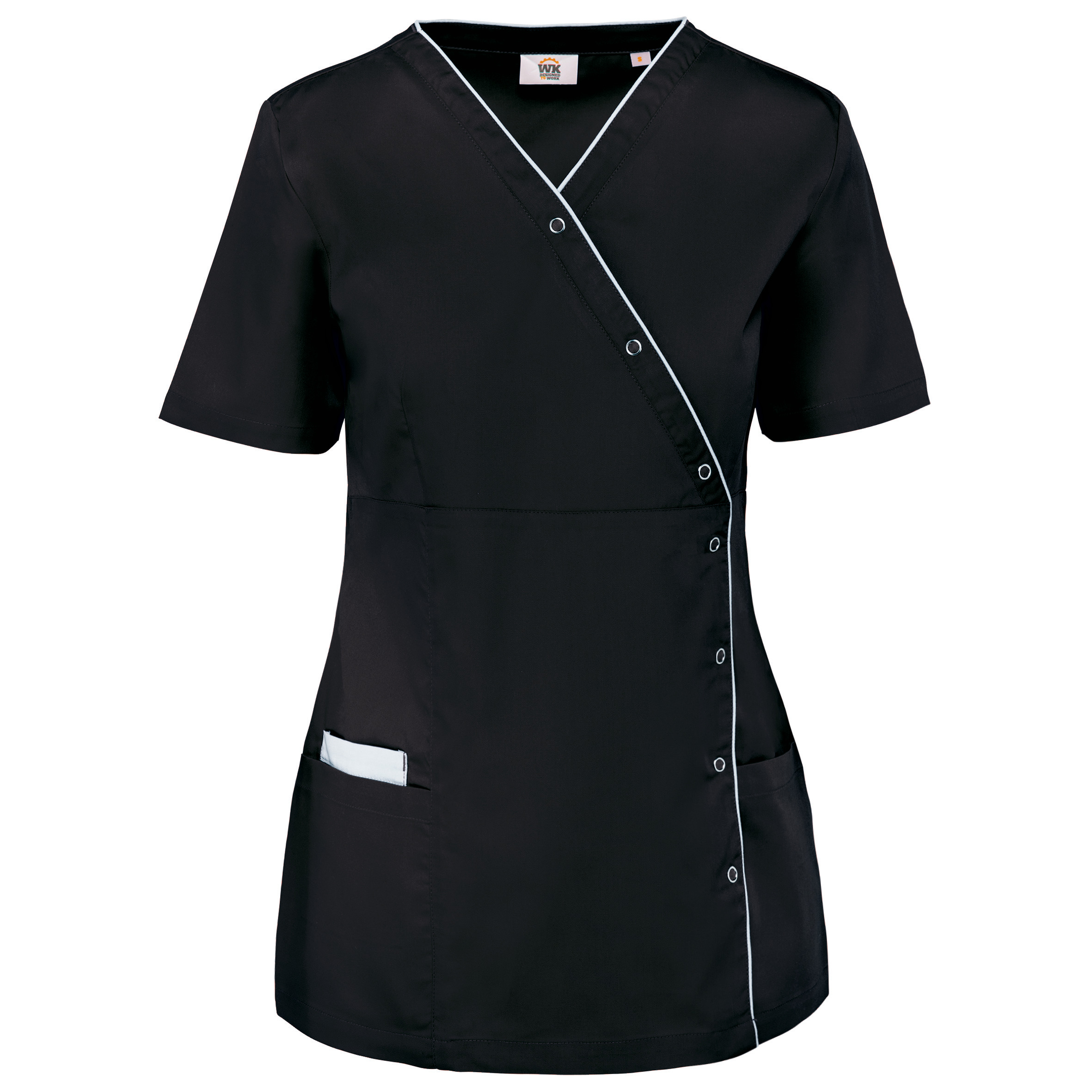 WK. Designed To Work WK506 - Blouse polycoton avec boutons-pression femme