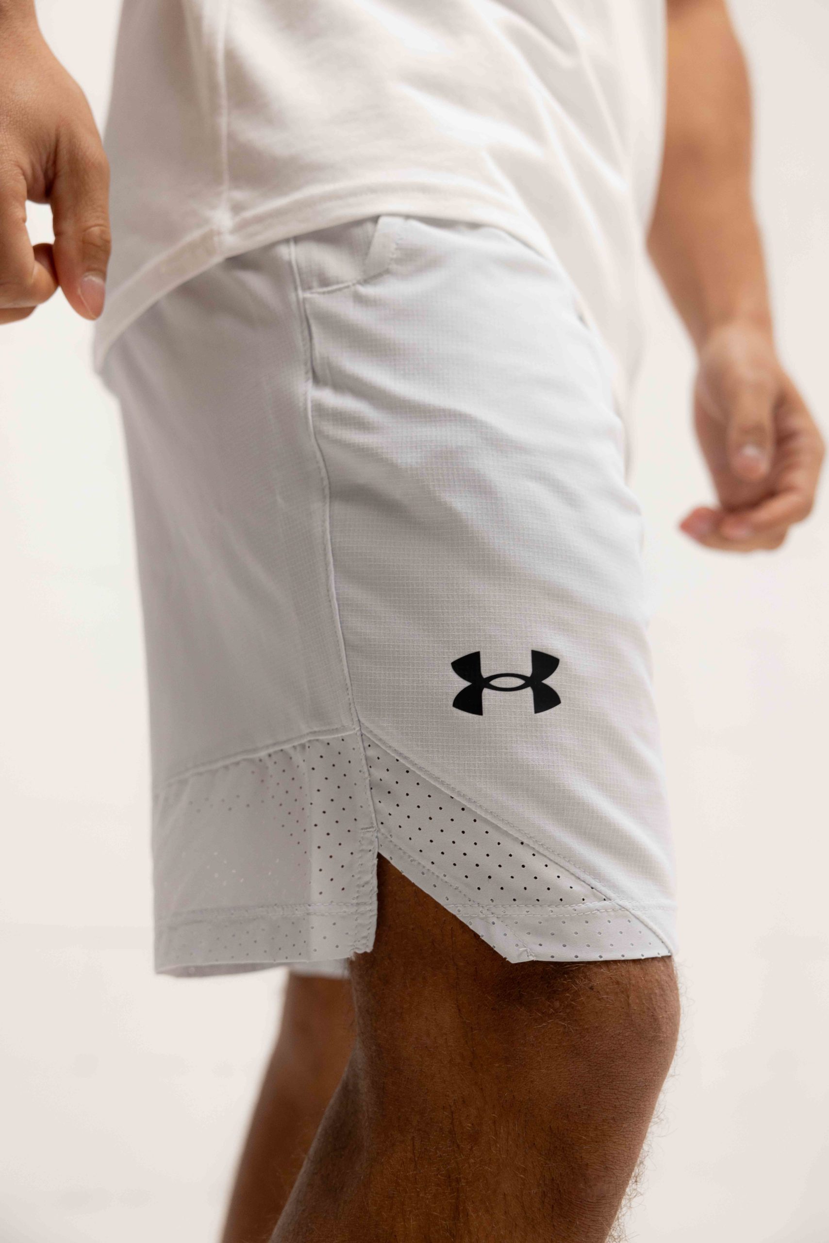 Under Armour Vanish Woven Korte Broek Heren Lichtgrijs