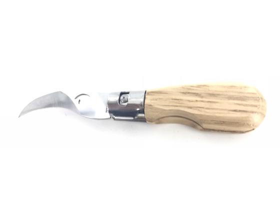 Couteau Champignon Pliant Chêne Couteaux de Poche par Roger Orfèvre