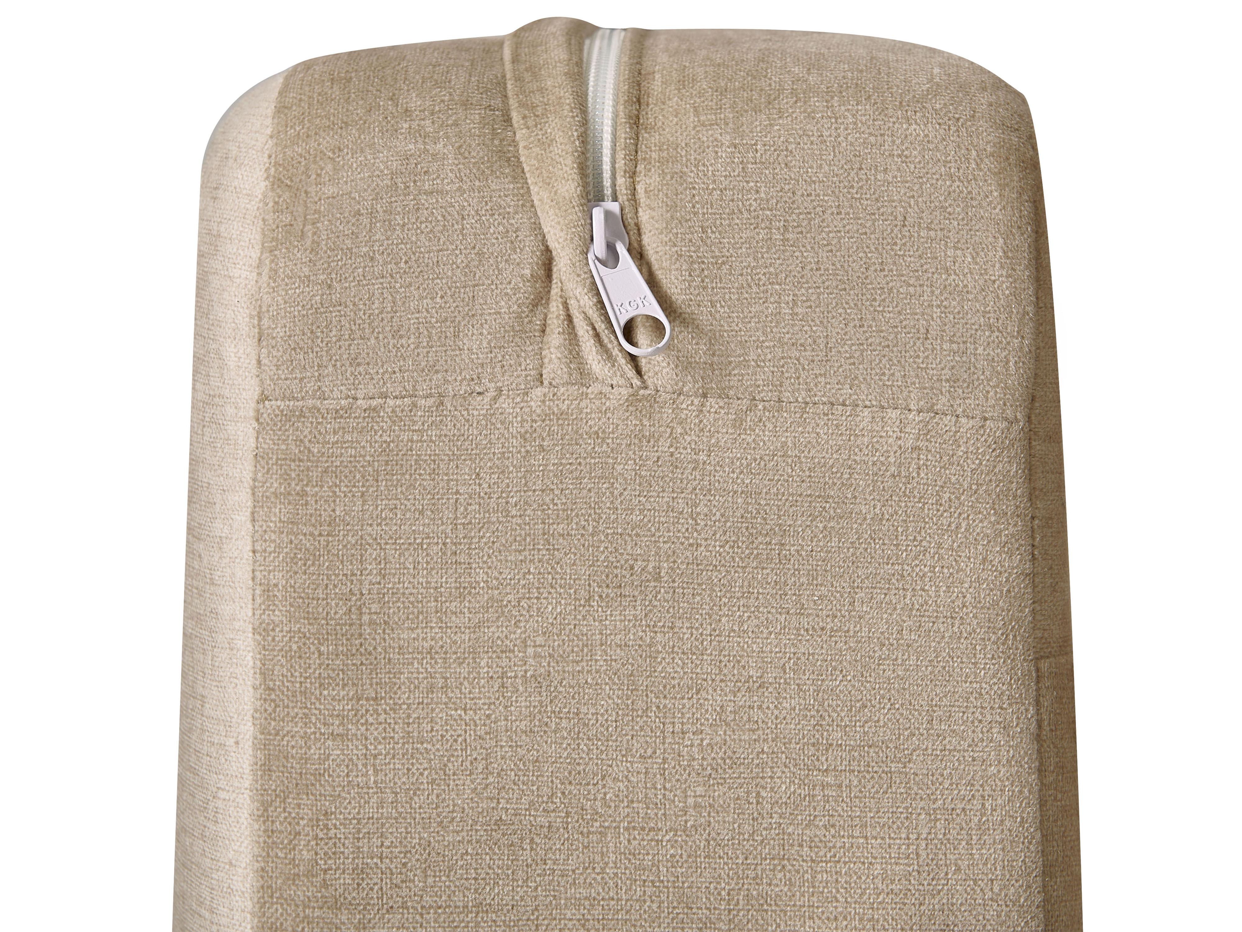 Bank 2-zits SALO Stof Zandbeige met tafels