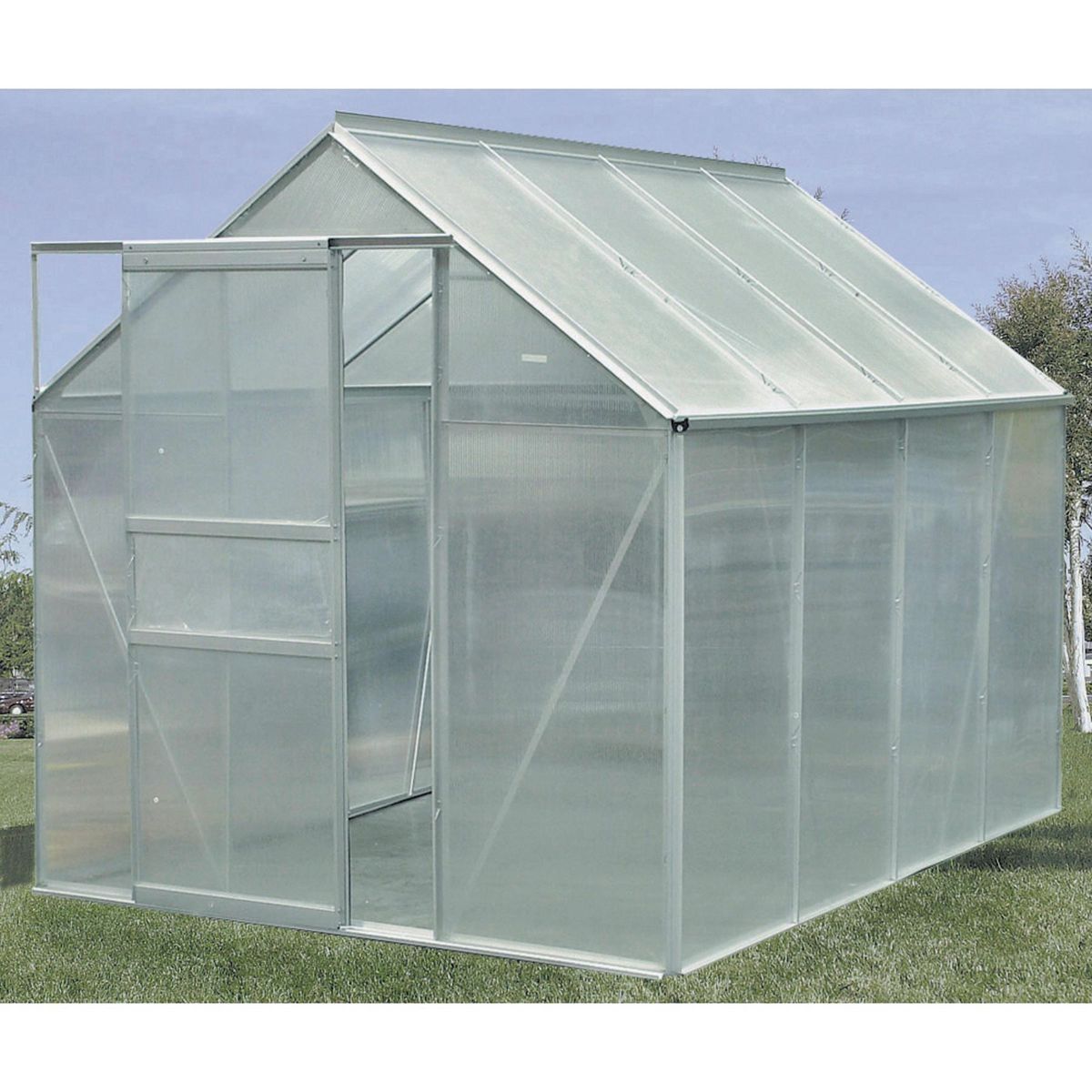 Harborfreight-10 ft. x 12 ft. Greenhouse with 4 Vents