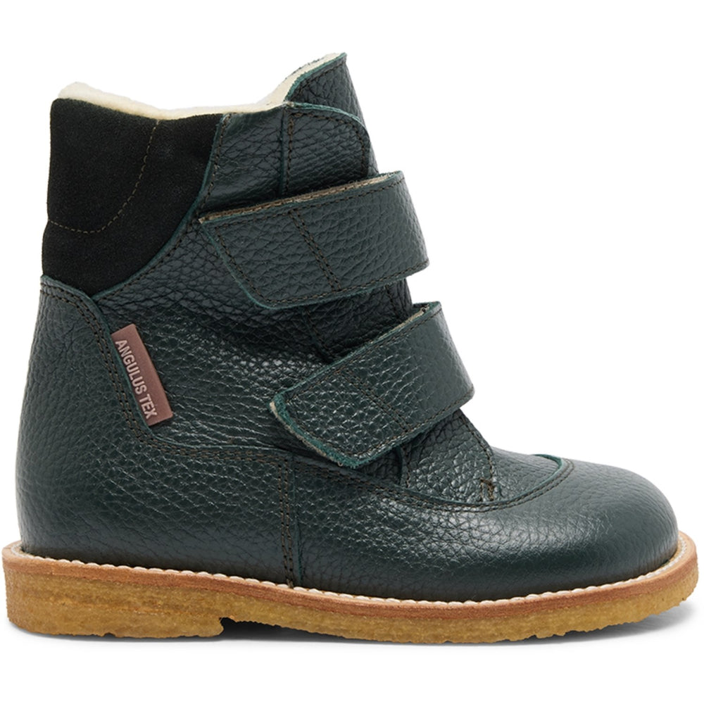 Køb Angulus Deep Teal/Deep Teal Tex-Støvle Med Velcrolukning