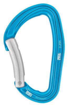 Mousqueton Petzl Djinn Courbe Bleu