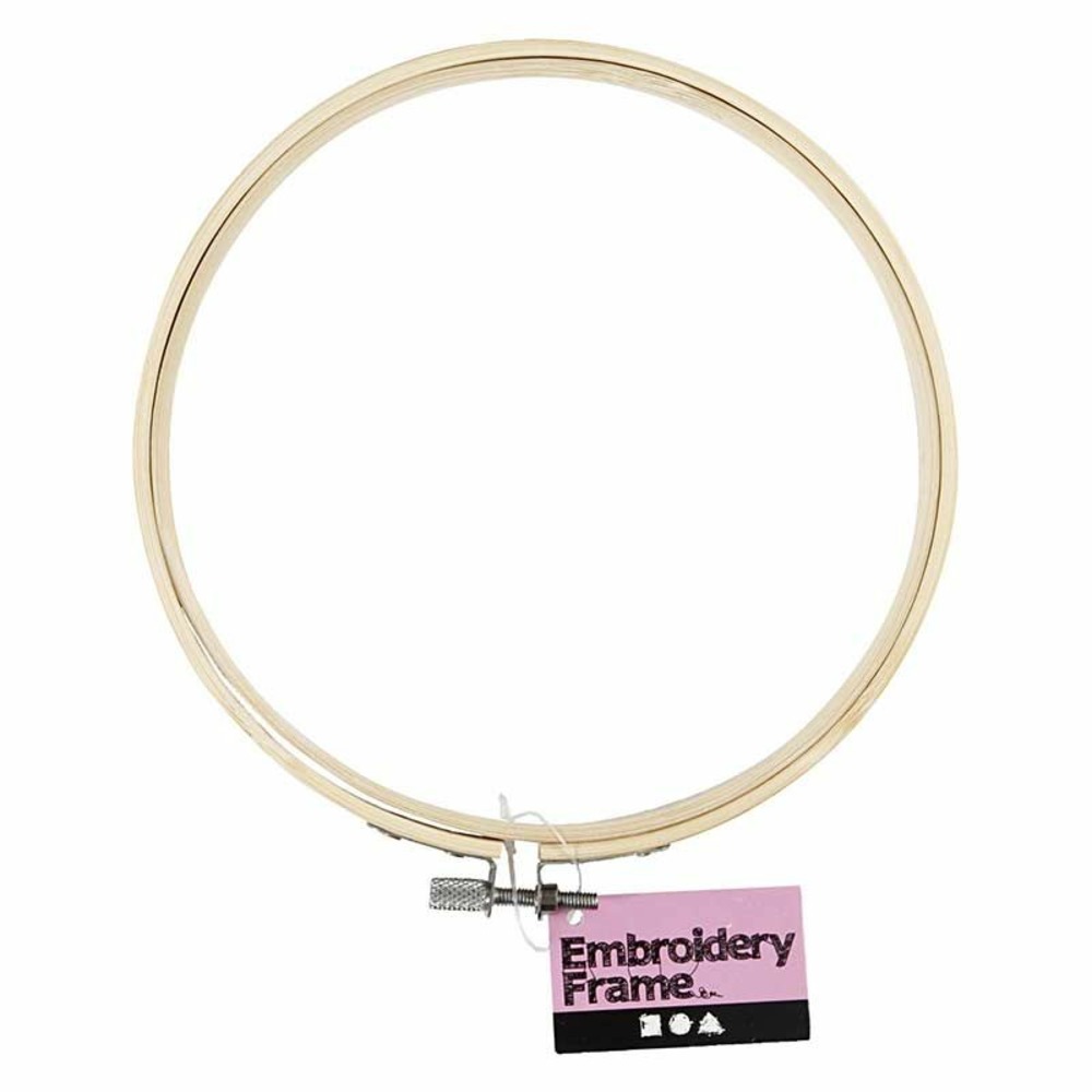 Cadre de broderie en bois ø 15 cm