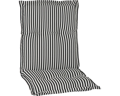 Kussen voor lage rugleuning Tupelo 98 x 46 cm katoenmix stof wit antraciet