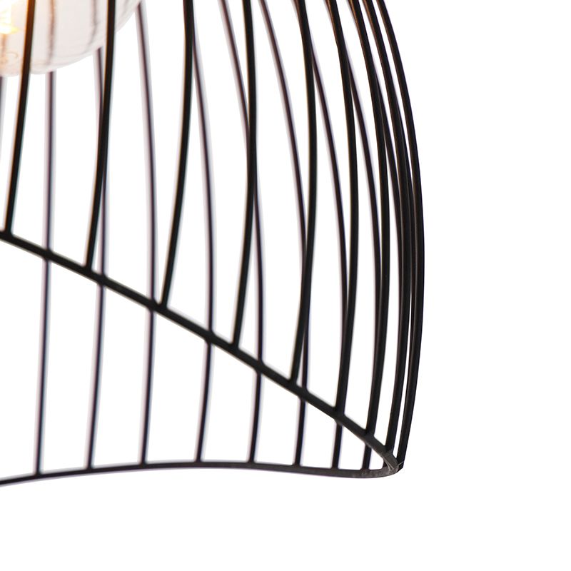 Design plafondlamp zwart 29 cm - Pua