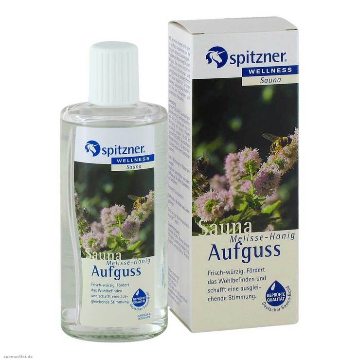 Spitzner Saunaaufguss Melisse Honig Wellness, 190 ml