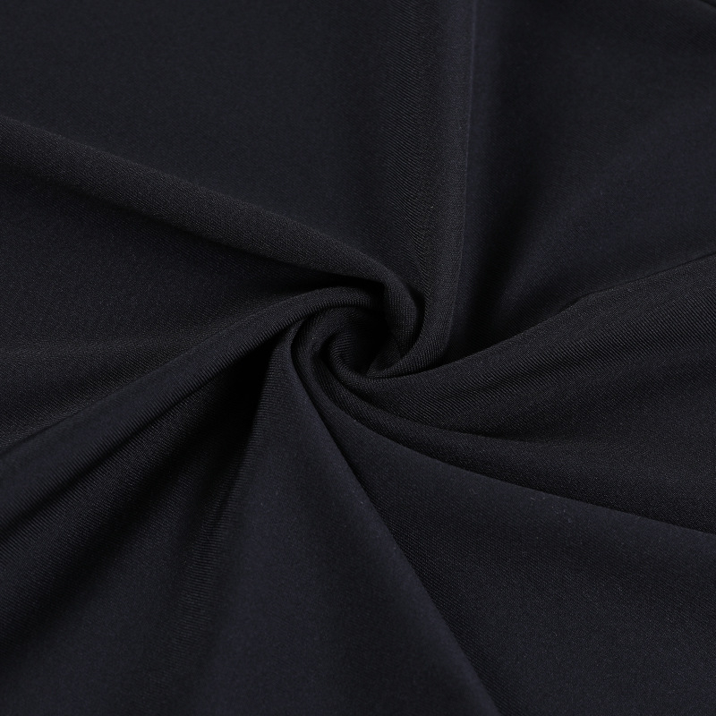 (160cm) Fasnachts Erwachsenen Kostüm Bodenlanges Vampir Kleid Morticia Addams Verkleidung für Motto Partys / Halloween - Schwarz