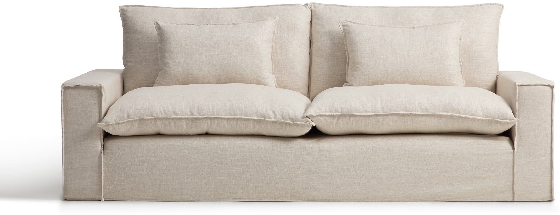 Kave Home Anarela Beige 3-Zitsbank