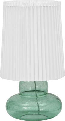 House Doctor - Bordlampe - Ribe - Glas - Grøn - H 55 CM