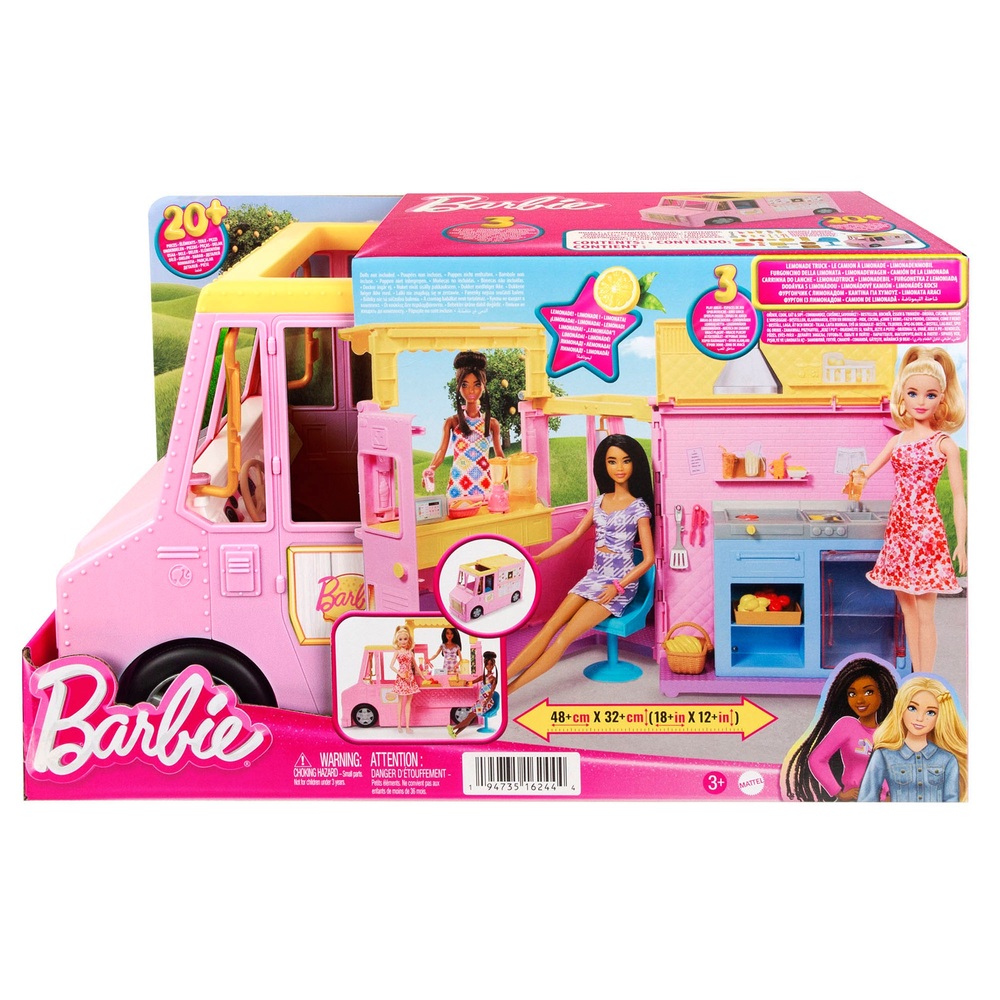 Barbie Limonadenwagen-Spielset mit Zubehör