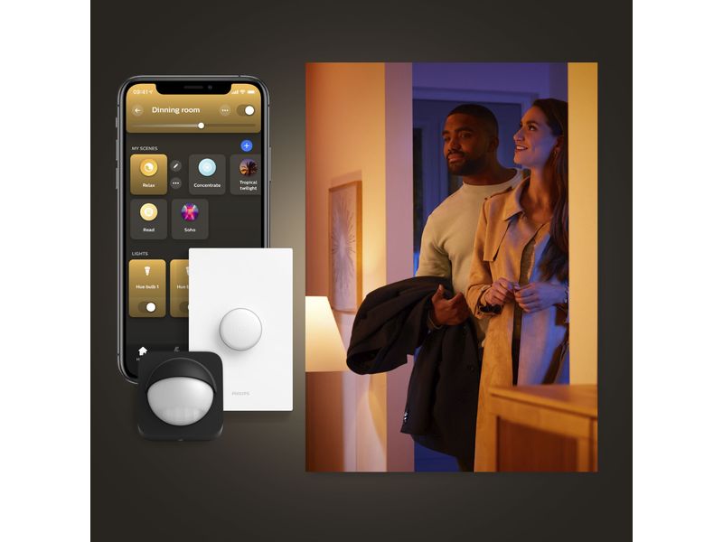 Philips Hue White & Color Ambiance Lightguide Globe 95 E27 Smartes Hue E27-Leuchtmittel