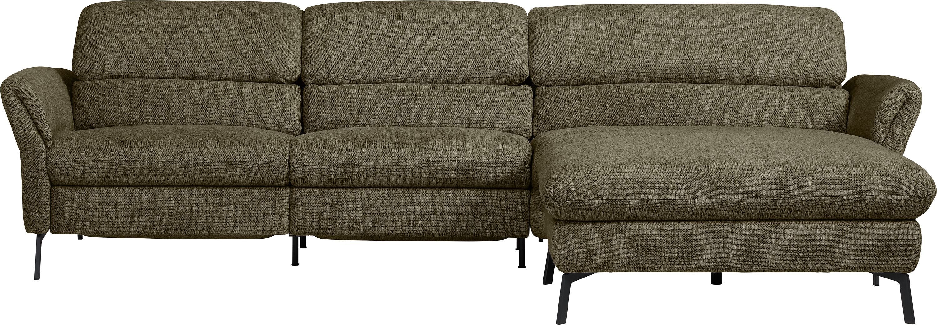 SEBO Ecksofa - Grün / B: 284.0 cm x T: 161.0 cm x H: 84.0 cm