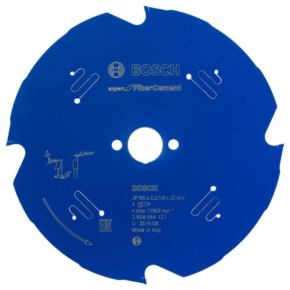 SIRKELSAGBLAD BOSCH 160X20X2 2MM 4T EXP FIBER CE