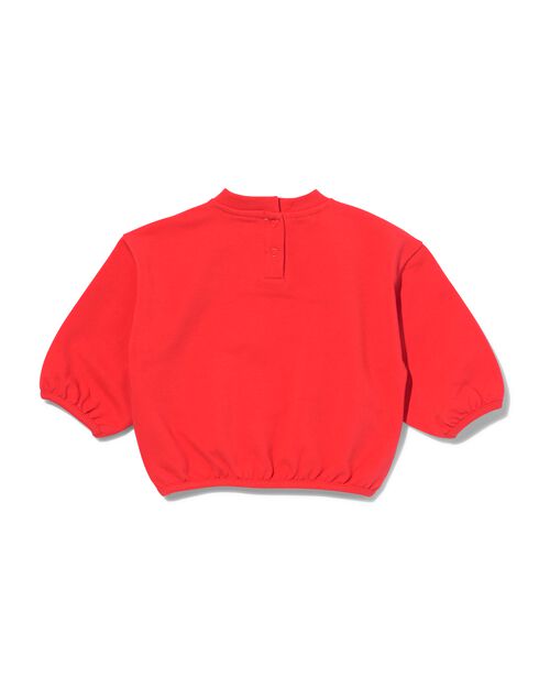 pull tulipe pour bébé rouge