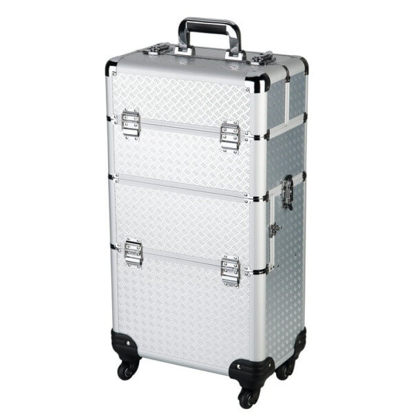 Valise Esthétique 3 compartiments sur Roulette