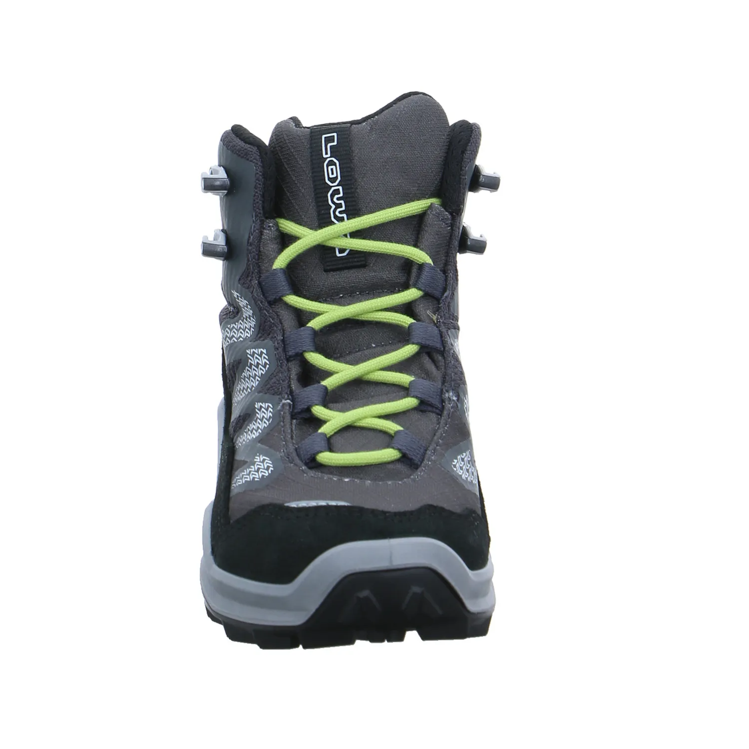 LOWA Kinder-Wanderschuhe Schwarz Leder