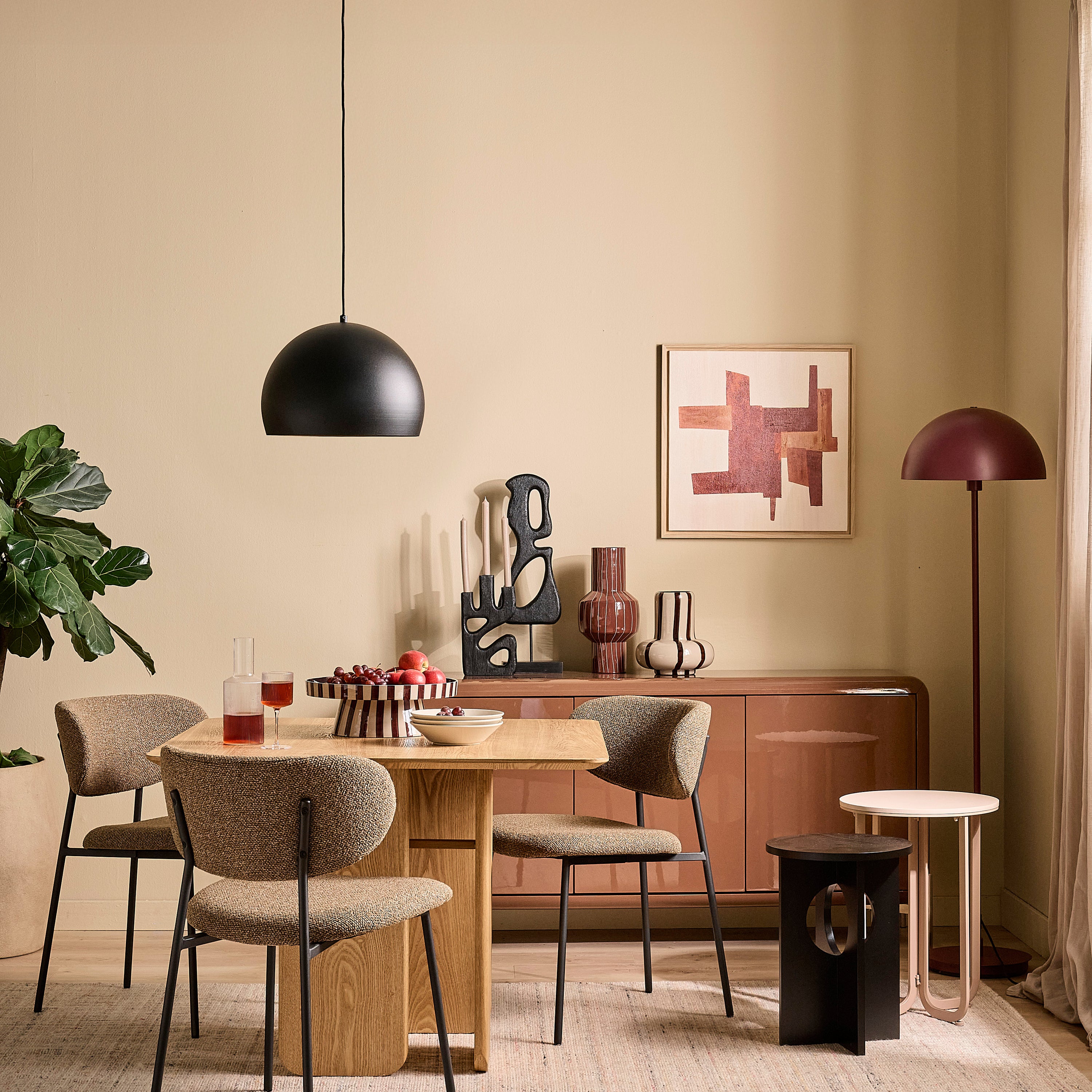 by fonQ Structure Kandelaar - Zwart