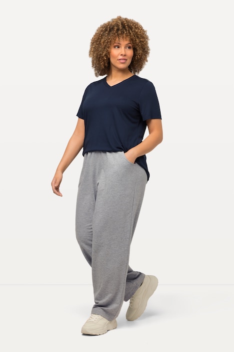 Jogginghose, gerades Bein, Gummibund