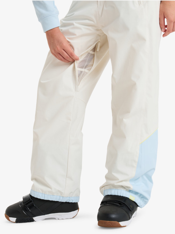 Steeply Pantalon de snow technique Blanc Femme