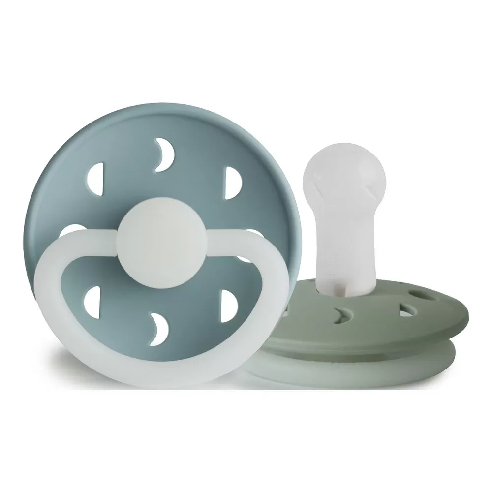 FRIGG Moon Phase Rund Silikone Stone Blue Night/Sage Night - Flere størrelser
