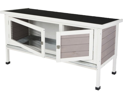Knaagdierkooi Freddy 116 x 45 x 62 cm wit