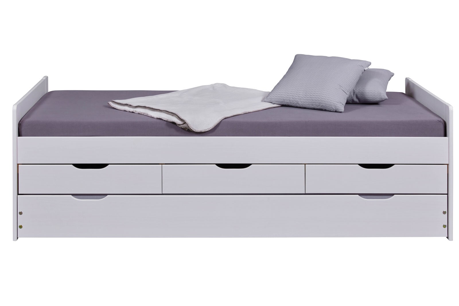 Stauraum-/Funktionsbett MARKUS 90 x 200 cm weiß