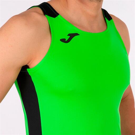 Regata Joma Record II, Verde Fluorescente, Preta