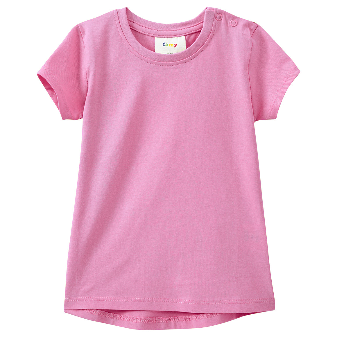 Famy 3 Baby T-Shirts im Basic-Look blau / weiss / rosa