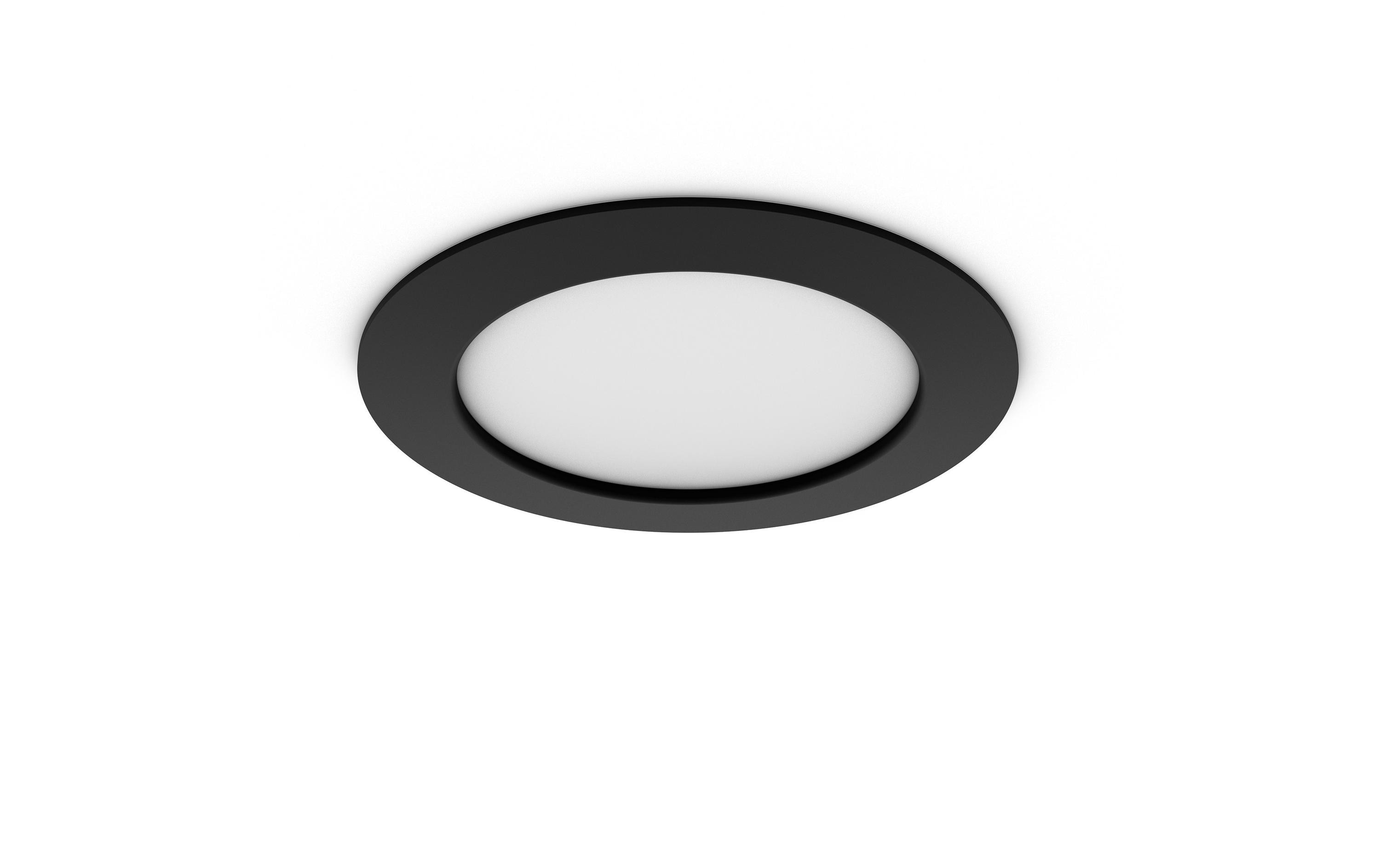 White & Color Ambiance Slim Recessed 170 mm schwarzSmarte Hue-Einbauleuchte