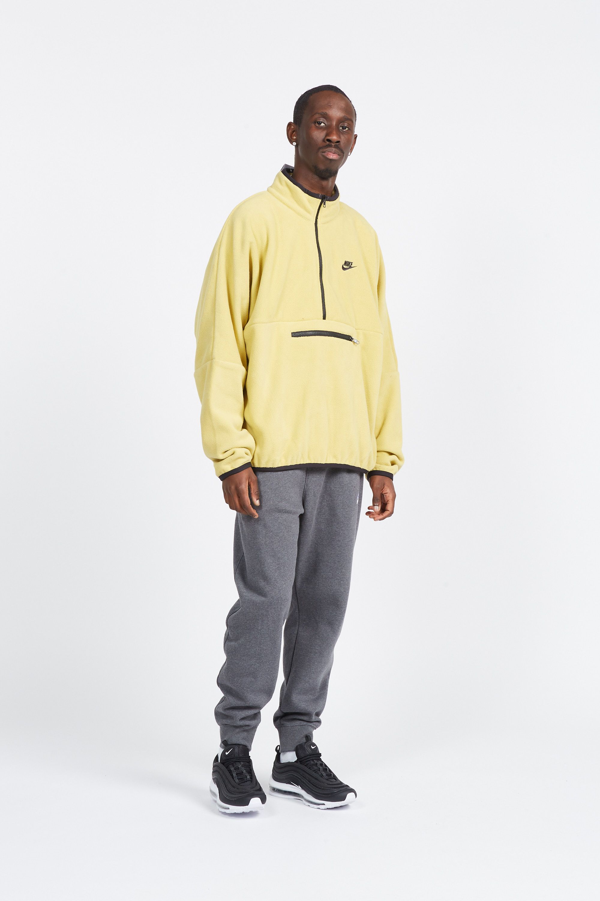 NIKE Polaire PLR LS HZ  BUFF Jaune