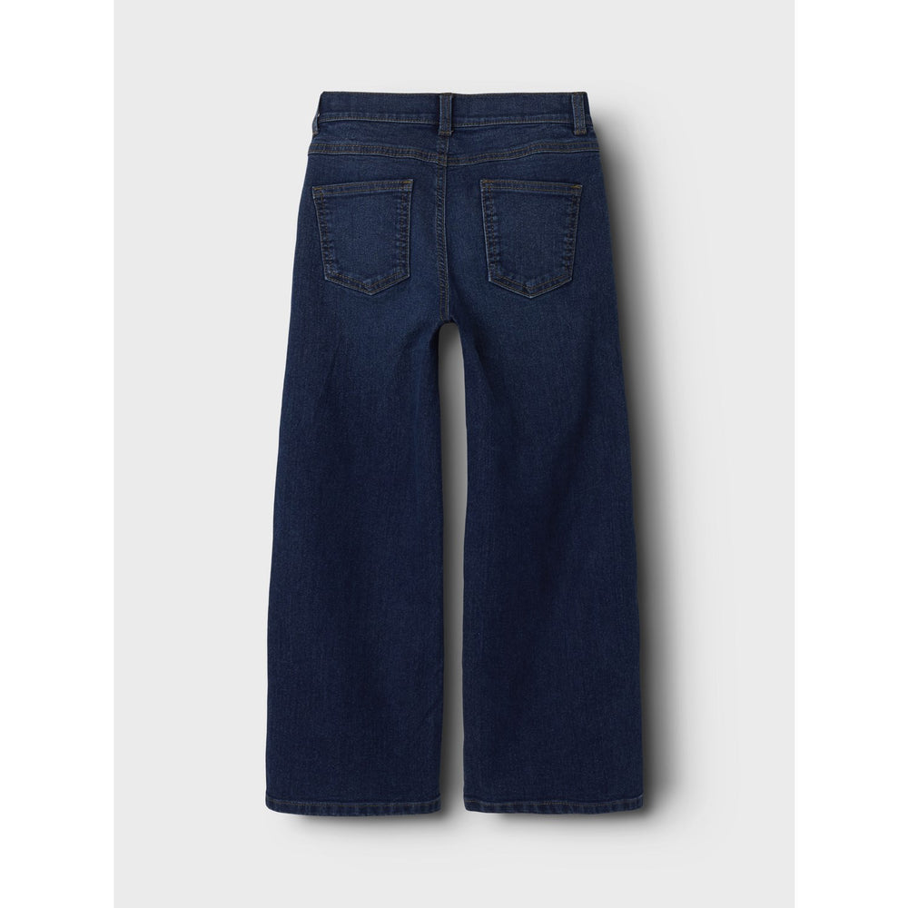 Køb Name It Dark Blue Denim Nkfrose Wide Jeans 8808-Dt Tb